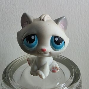 Grey and White Kitten #53 - Littlest Pet Shop